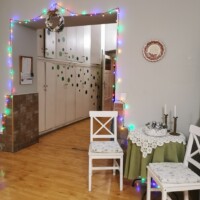 Burgundia utca - étkező karácsonykor Burgundia utca - étkező karácsonykor